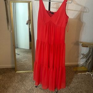Just Taylor brand dress in a hot pink red color. New with no tags.